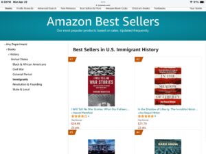 Amazon Bestseller list